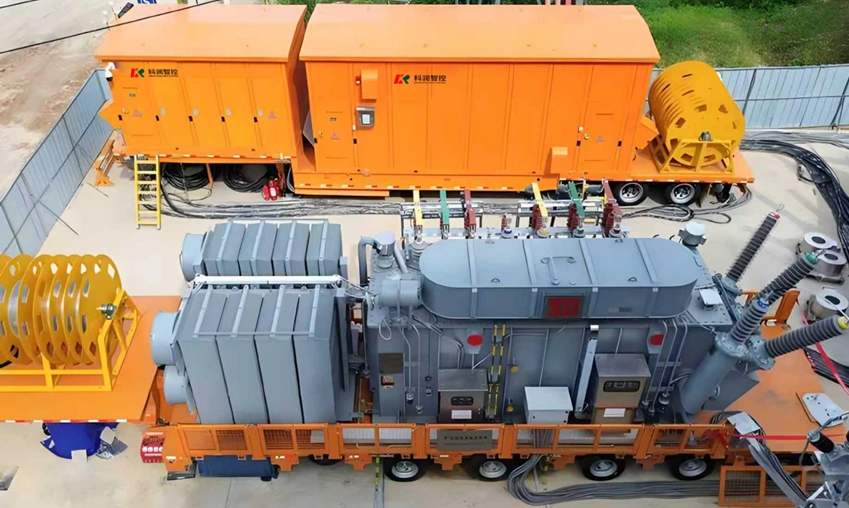Romania 110kv Trailer Mounted Mobile Skid Substation